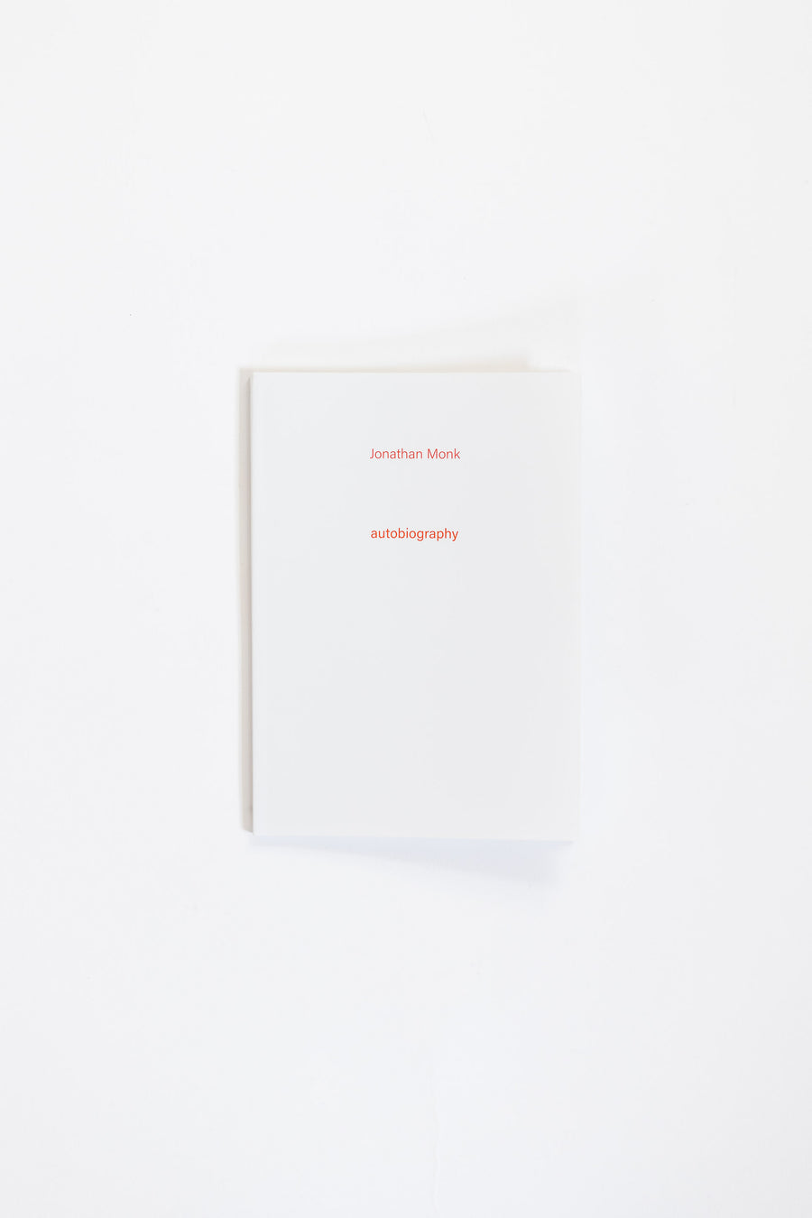 Autobiography n.4 - Jonathan Monk