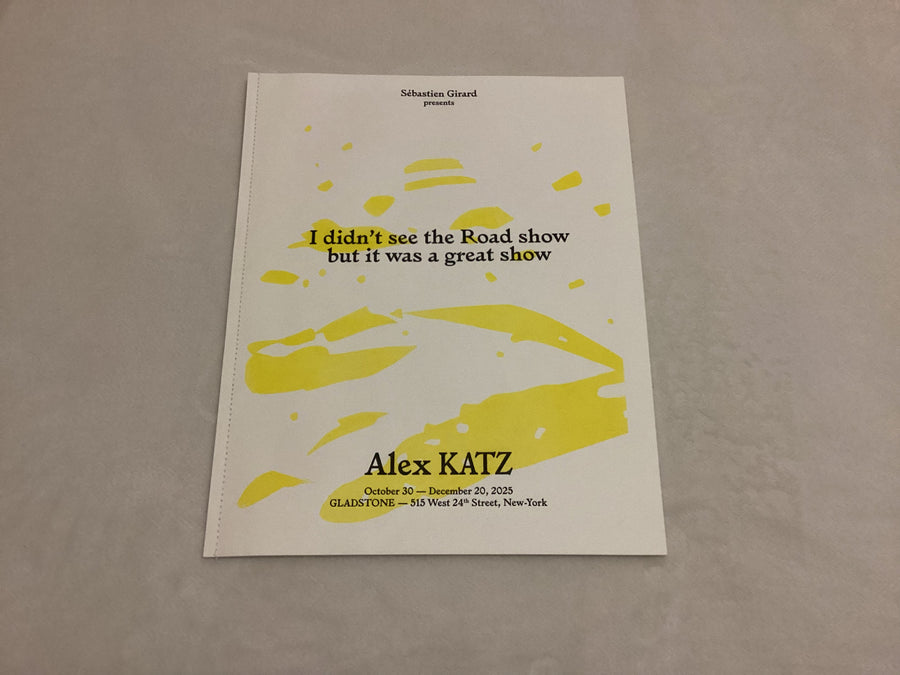 Alex Katz ‘I didn’t see the Road  Show but it was a great show’